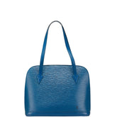 ルイ ヴィトン エピ リュサック ワンショルダーバッグ トートバッグ M52285 トレドブルー レザー レディース LOUIS VUITTON 【中古】